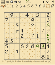 Sudoku Flash screenshot